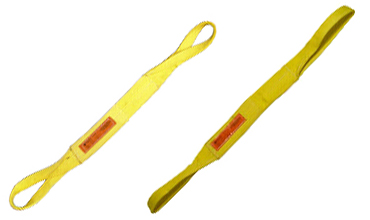 Type 3 web sling with flat eyes each end